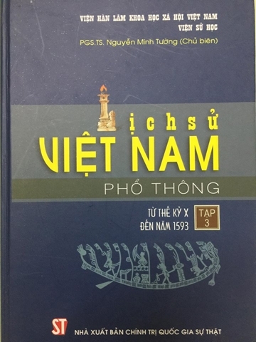 Kiến nghị  thu hồi “Tập 3 Lịch sử Việt Nam phổ thông”.